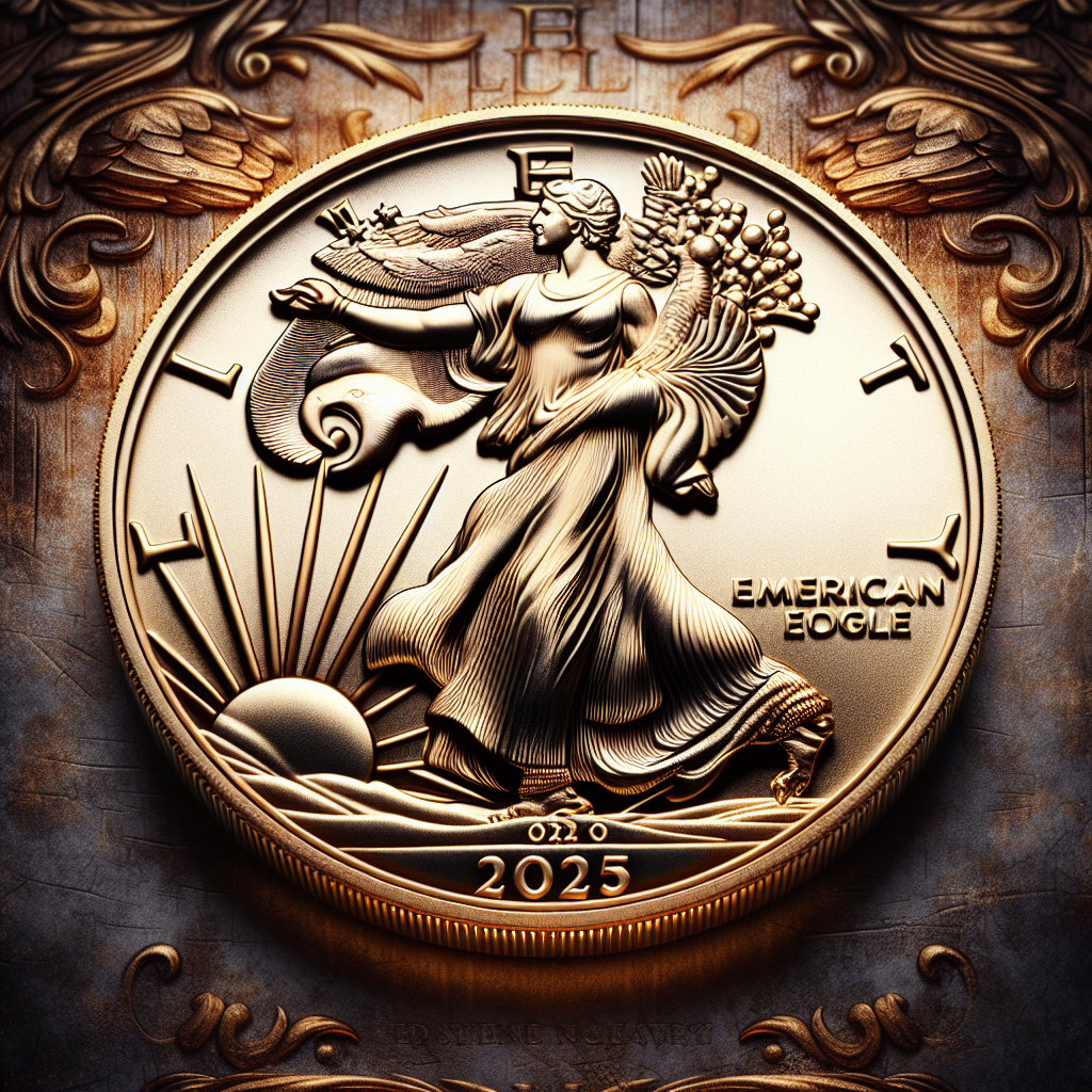 Cover image for The 2025 2025 1/4 oz American Gold Eagle Coin BU: A Collector's Guide