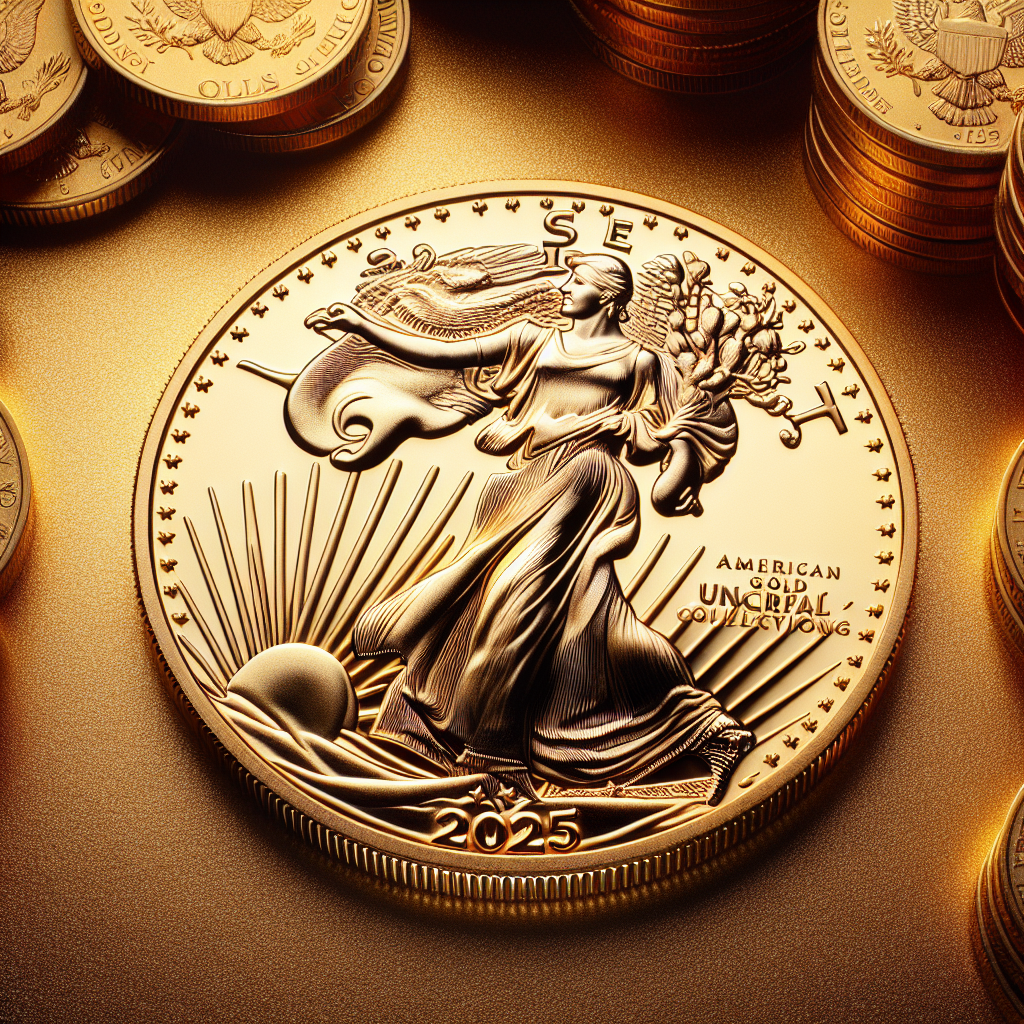 Cover image for The 2025 2025 1/2 oz American Gold Eagle Coin BU: A Collector's Guide