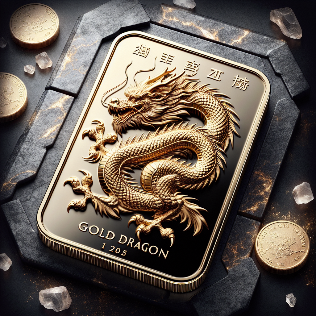 Cover image for The 2025 2025 1 oz Gold Perth Mint Dragon Rectangular Coin: A Collector's Guide