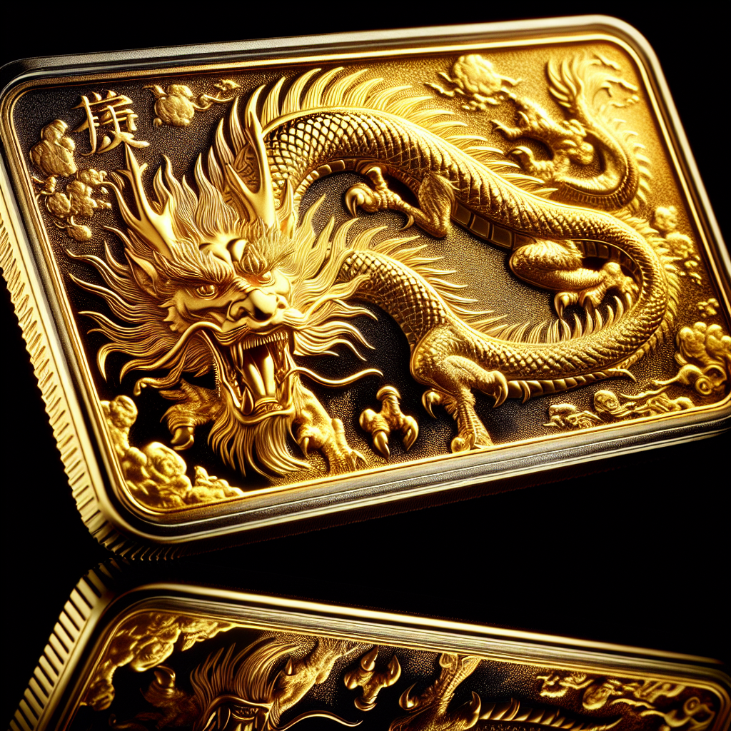 Cover image for The 2025 2025 1 oz Gold Perth Mint Dragon Rectangular Coin: A Collector's Guide