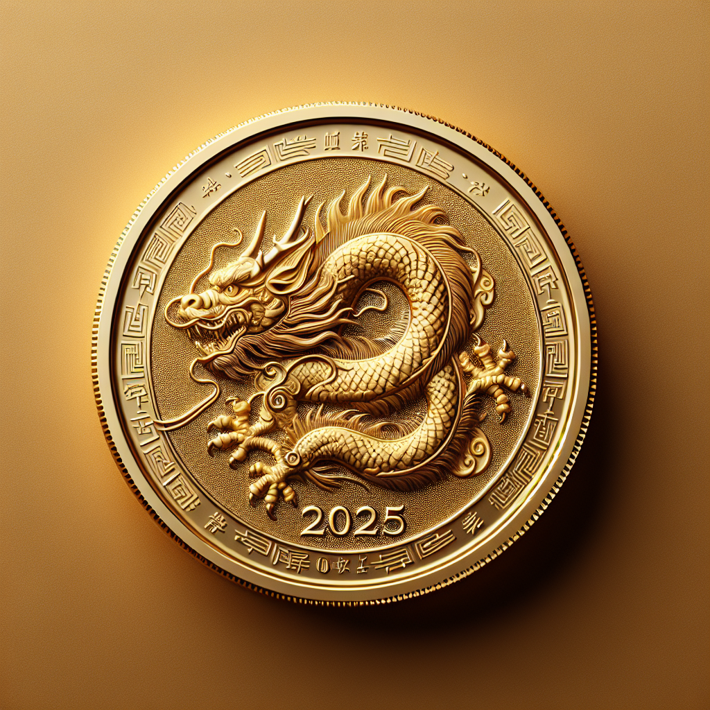 Cover image for The 2025 2025 1 oz Gold Perth Mint Dragon Rectangular Coin: A Collector's Guide