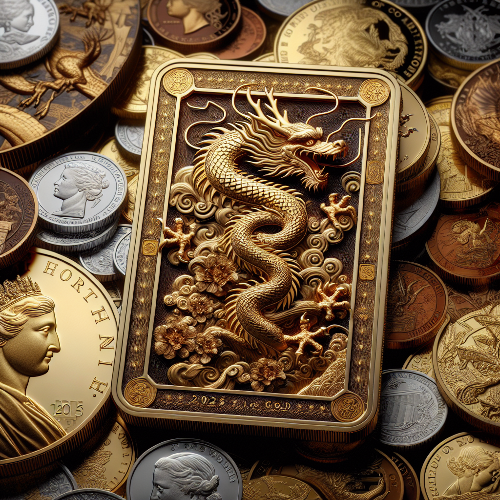 Cover image for The 2025 2025 1 oz Gold Perth Mint Dragon Rectangular Coin: A Collector's Guide