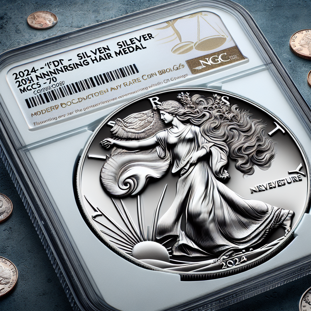Cover image for The 2024 2024-(P) Silver 230th Anniversary Flowing Hair Medal FDI Flowing Hair Label Modern Commemoratives NGC MS70: A Collector's Guide