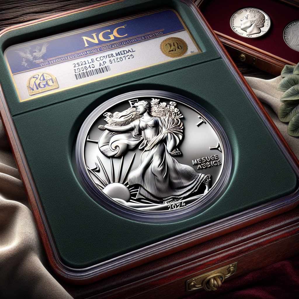 Cover image for The 2024 2024-(P) Silver 230th Anniversary Flowing Hair Medal FDI Flowing Hair Label Modern Commemoratives NGC MS70: A Collector's Guide