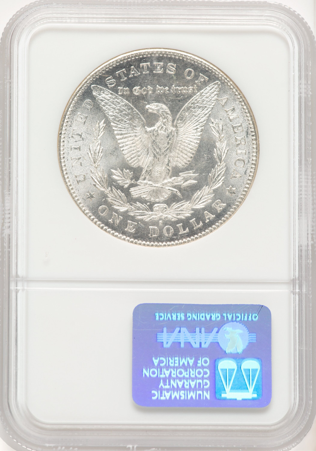 1879-S Reverse of 1878 Morgan Dollar NGC MS63. Second Image