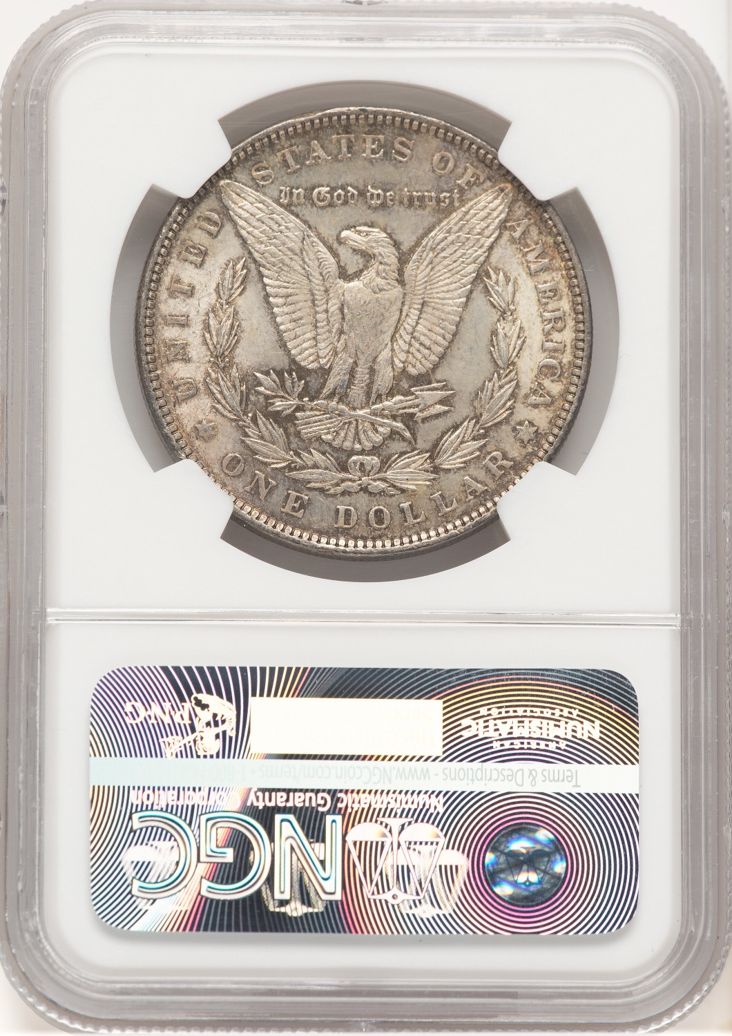 1892 Morgan Dollar NGC MS63 (507370035). Second Image