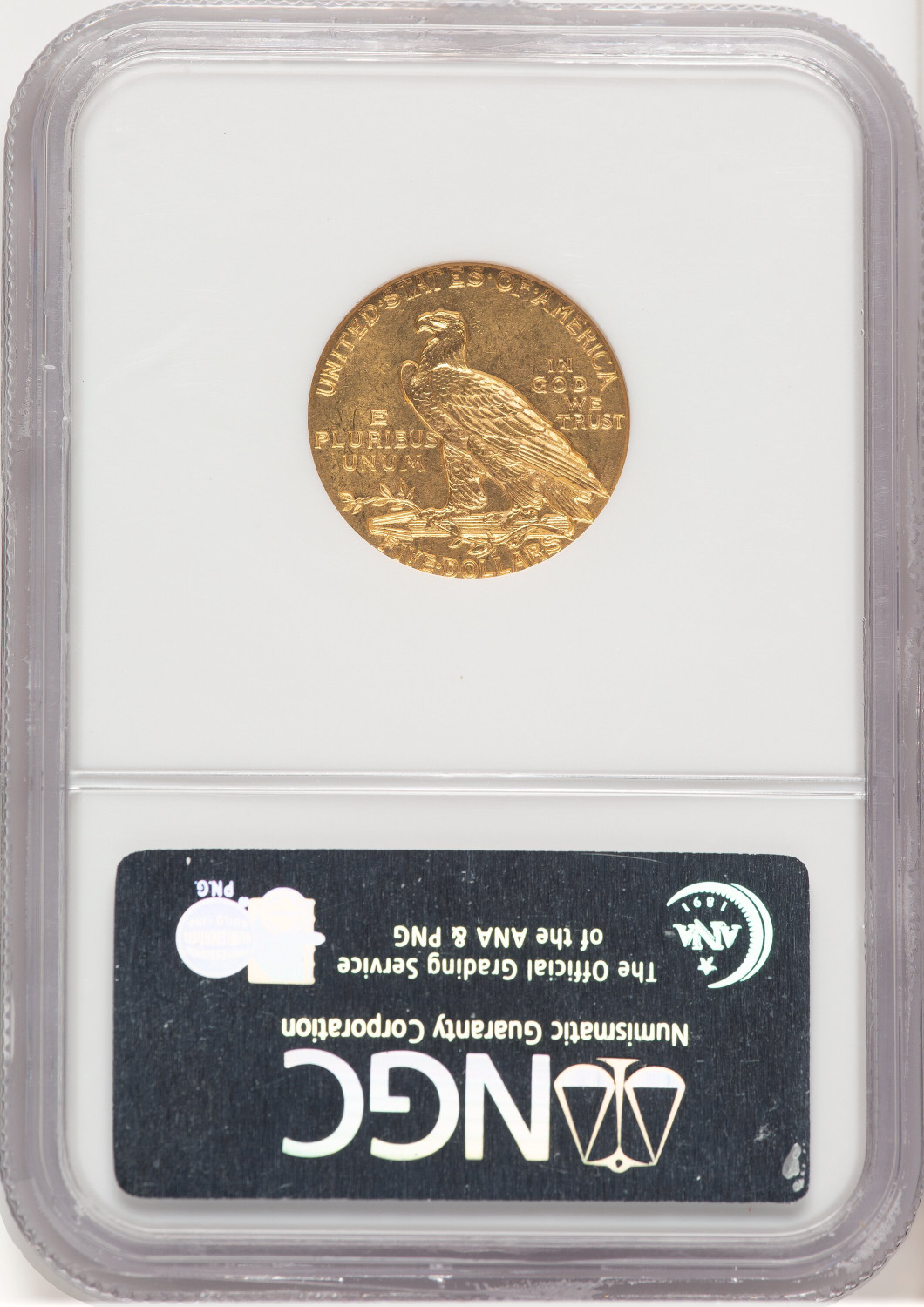 1910 $5 Indian Half Eagle NGC MS63 (779276027). Second Image