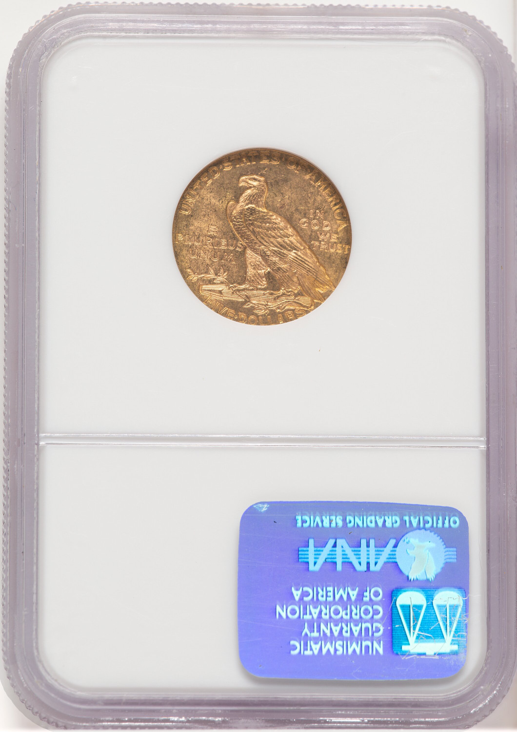 1912 $5 Indian Half Eagle NGC MS63 (779276030). Second Image