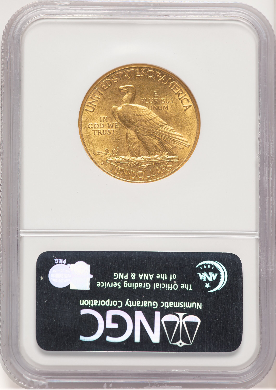 1912-S $10 Indian Eagle NGC AU58 (506475033). Second Image