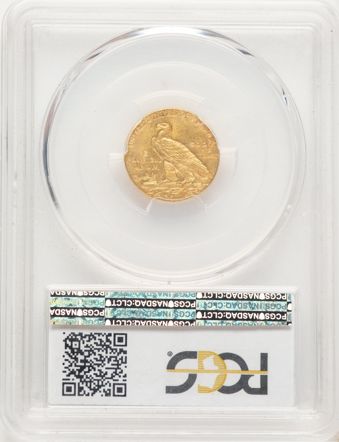 1912 $2.50 Indian Quarter Eagle PCGS MS62 (778717005). Second Image