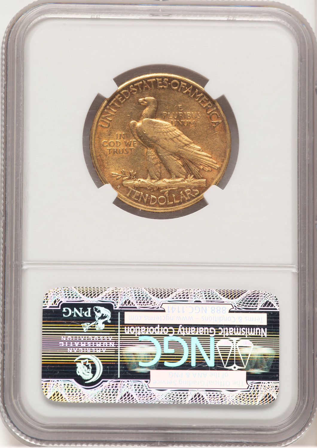 1913-S $10 Indian Eagle NGC AU53 (779247059). Second Image