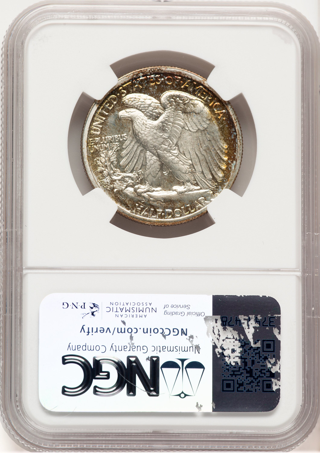 1942 50C Proof Walking Liberty Half Dollar NGC PR68 (775897004). Second Image
