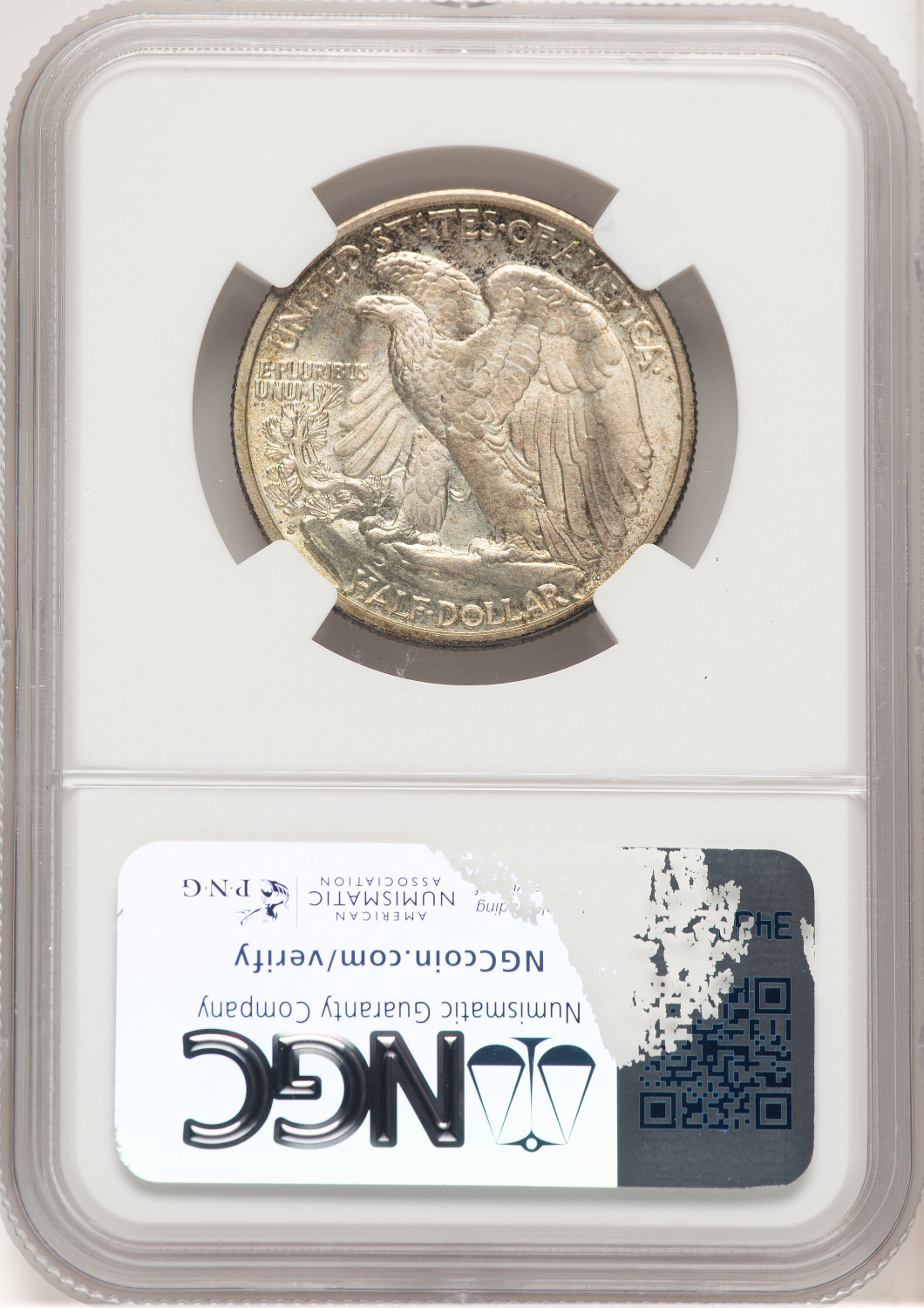 1923-S 50C Walking Liberty Half Dollar NGC MS65. Second Image