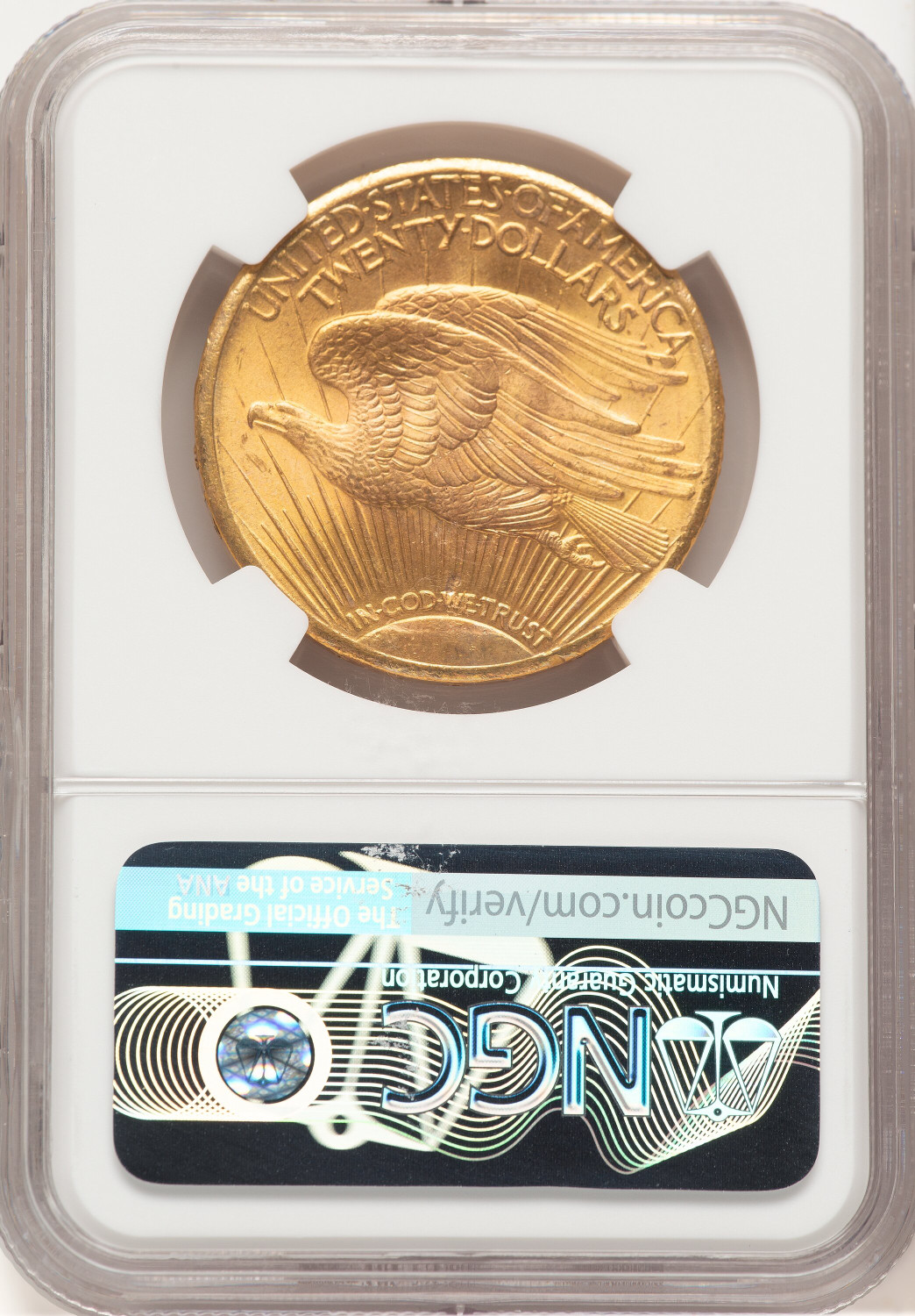 1926-S $20 Saint-Gaudens Double Eagle NGC MS64+ (778971027). Second Image