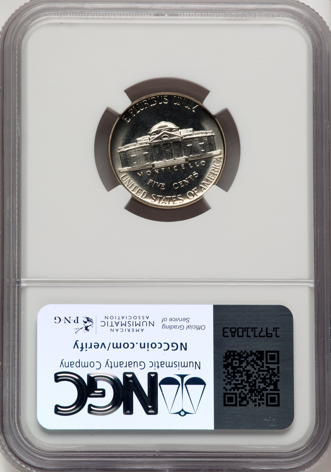 1940 5C Proof Jefferson Nickel NGC PR68 (777159005). Second image.
