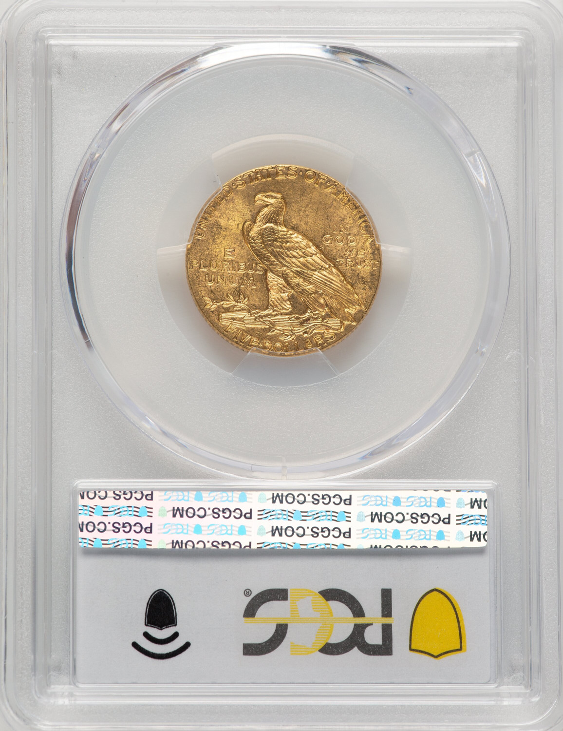 1912 $5 Indian Half Eagle PCGS MS64 (521326009). Second image.