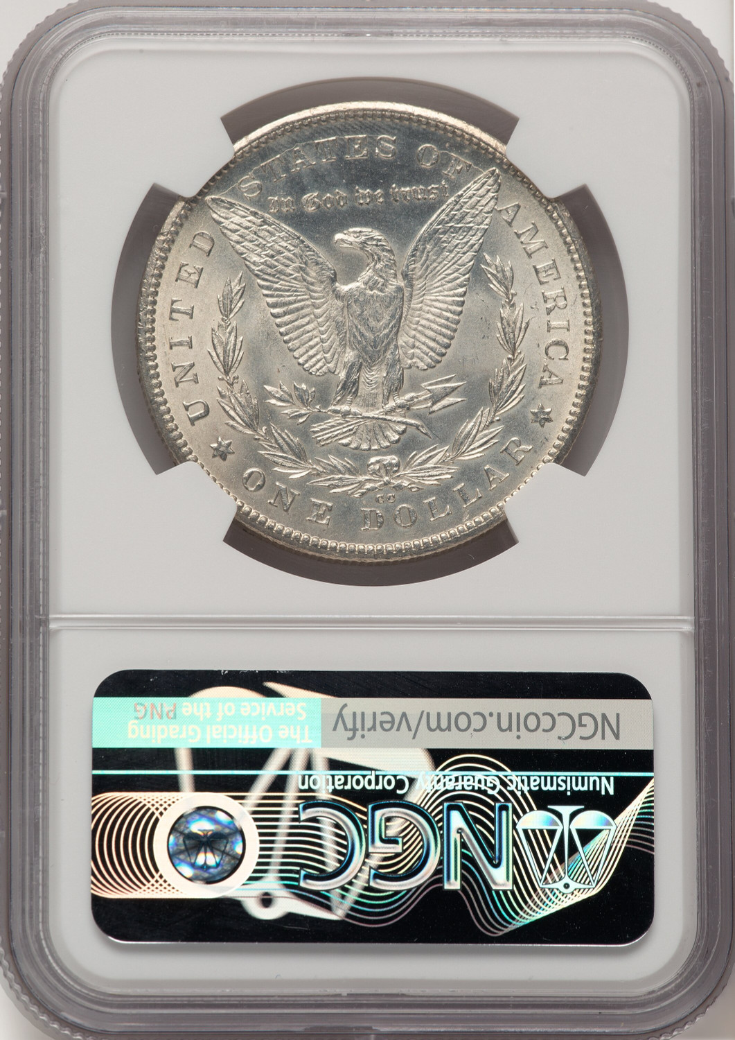 1878-CC Morgan Dollar NGC MS62 (778392075). Second Image