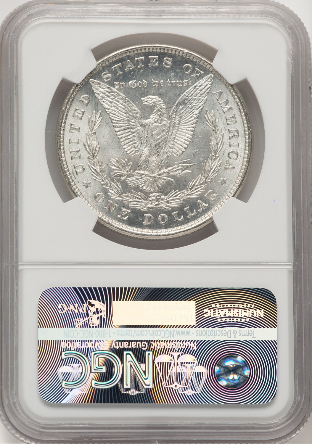 1878 8TF Morgan Dollar NGC MS63 (521164013). Second Image
