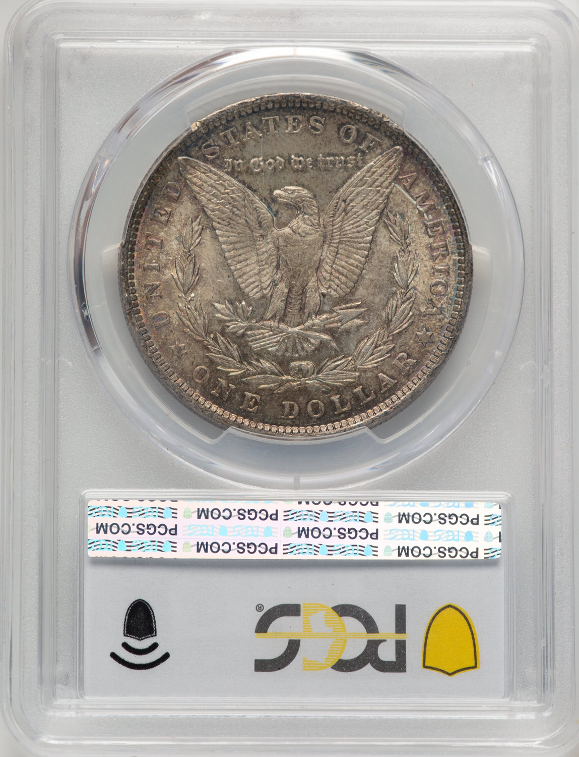 1890 Morgan Dollar PCGS MS65 (777985016). Second Image