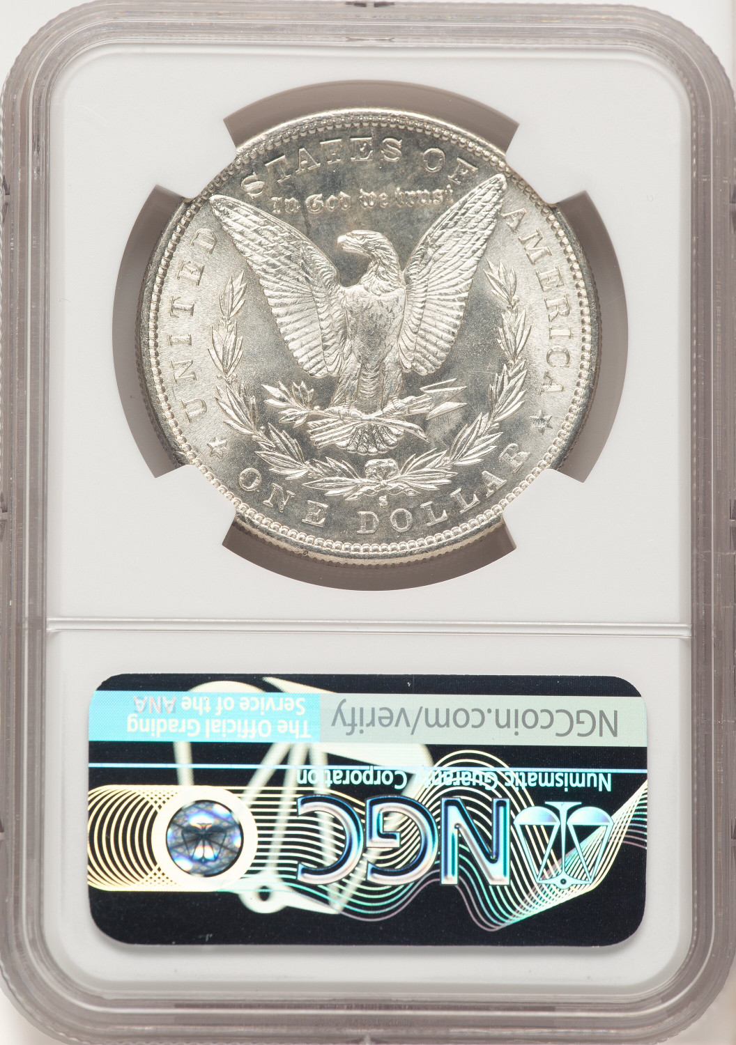 1882-S Morgan Dollar NGC MS67+ (780787001). Second image.