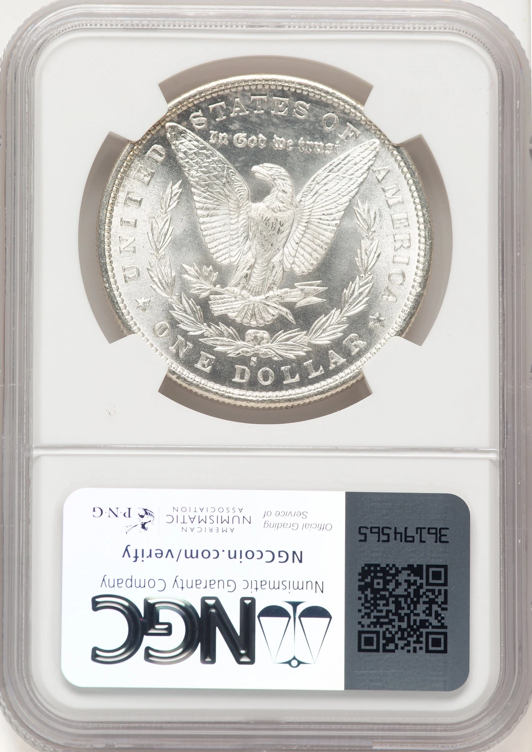 1880-S Morgan Dollar NGC MS68 (780434007). Second Image