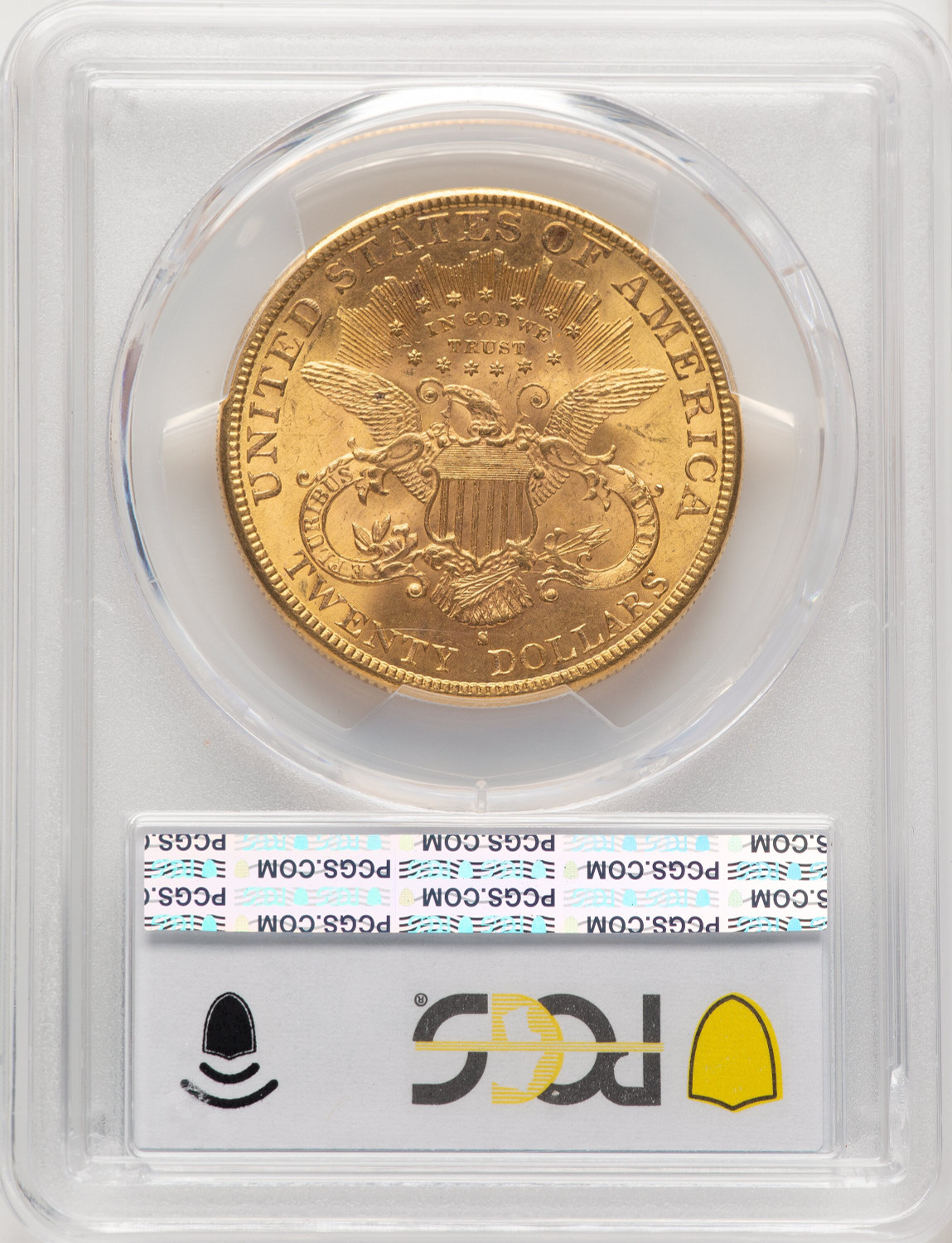 1894-S $20 Liberty Double Eagle PCGS MS64+. Second Image