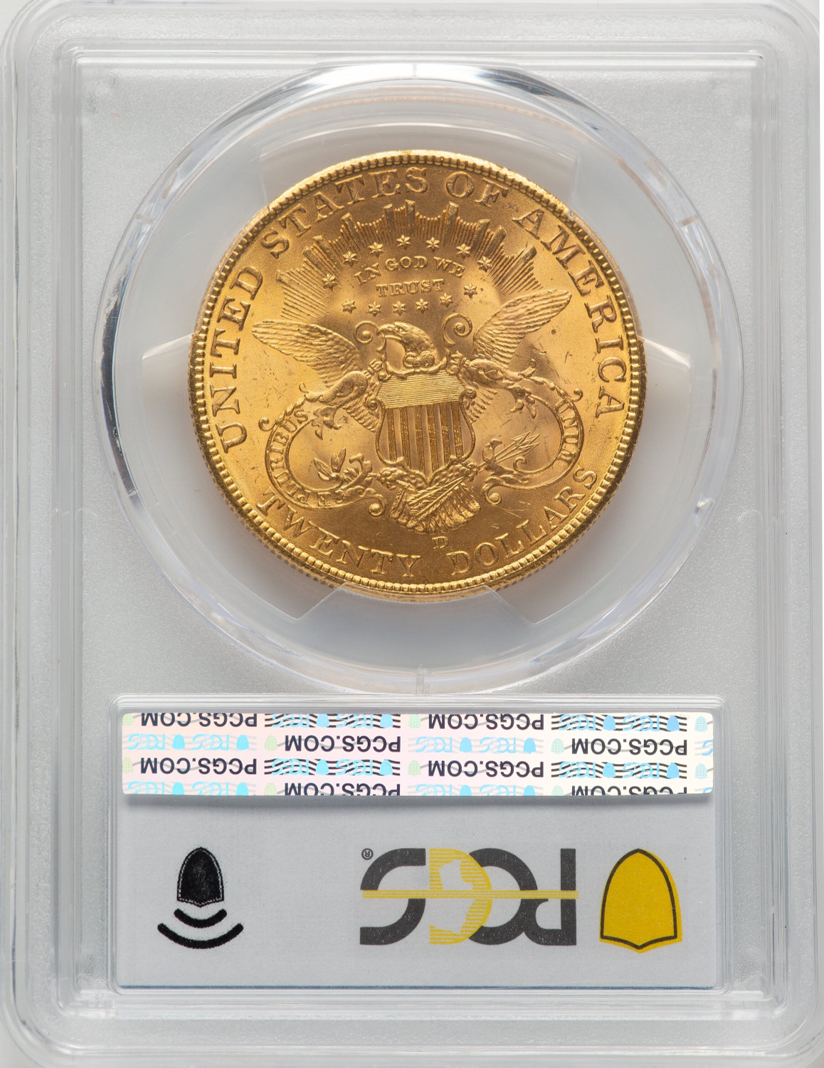 1906-D $20 CAC Liberty Double Eagle PCGS MS64+. Second Image