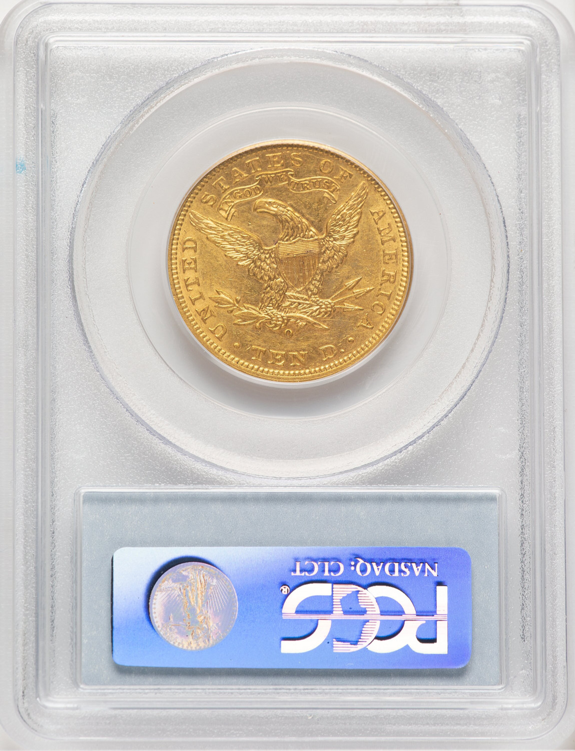 1906-O $10 Liberty Eagle PCGS AU58. Second Image
