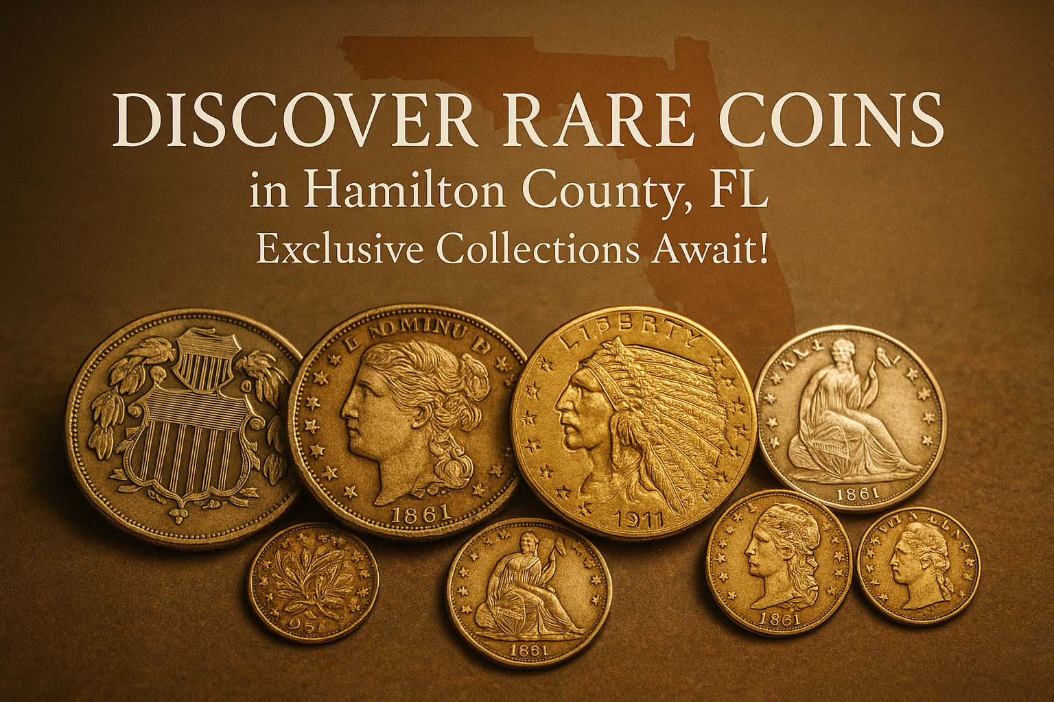 Rare coin collection showcased in Hamilton County, FL