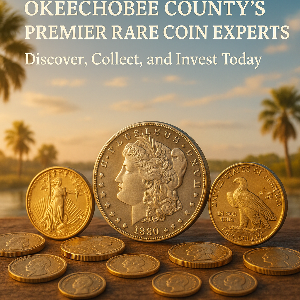 Rare collectible coins on display in Okeechobee County, Florida