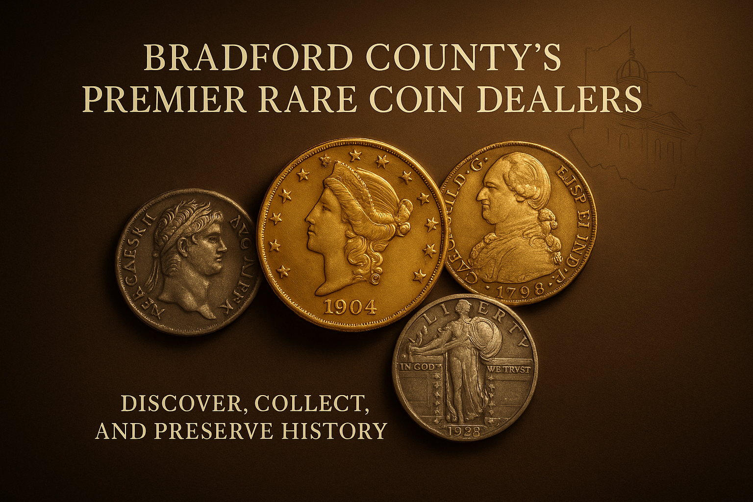 Collection of rare coins showcased by Bradford County dealers