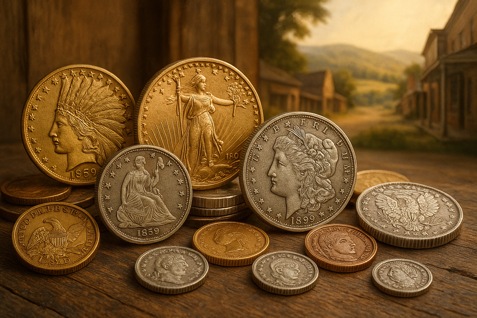 Collection of unique, valuable coins available for purchase at Jackson County's trusted coin shop
