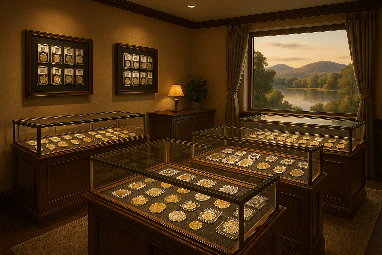 Discover finely preserved rare coins at Lake County's trusted coin shop, showcasing a diverse collection for collectors and investors.