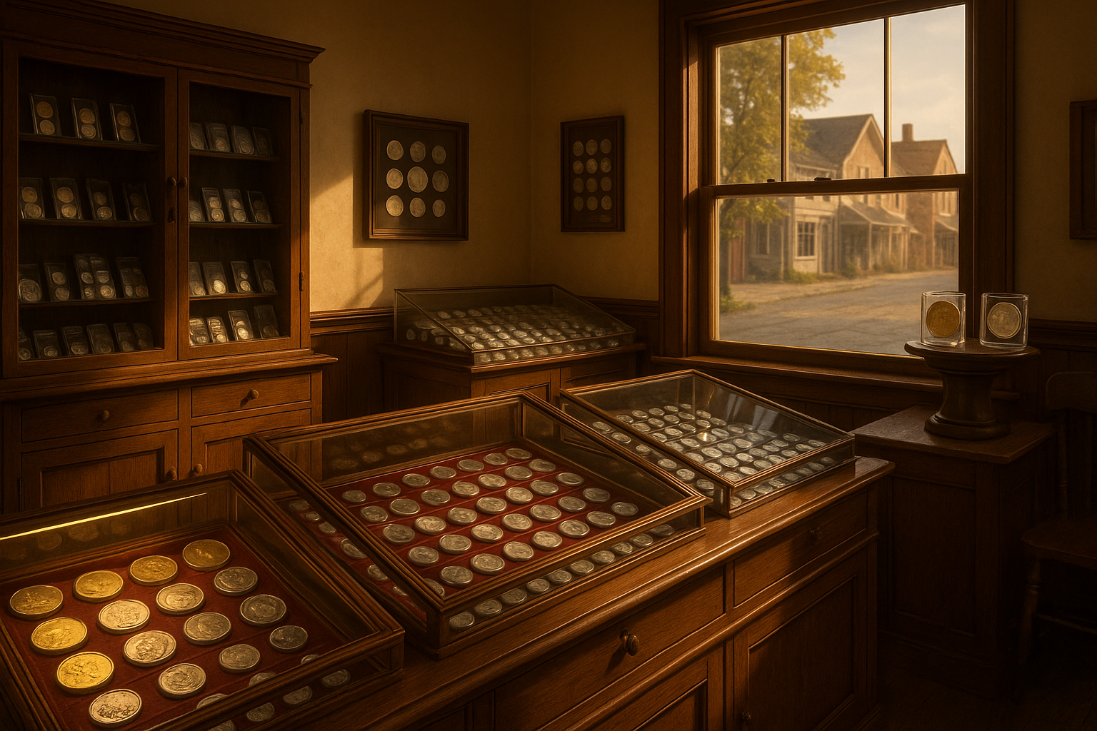 Browse our extensive collection of rare coins, gold, silver, and historic treasures at Lee County's trusted coin shop.