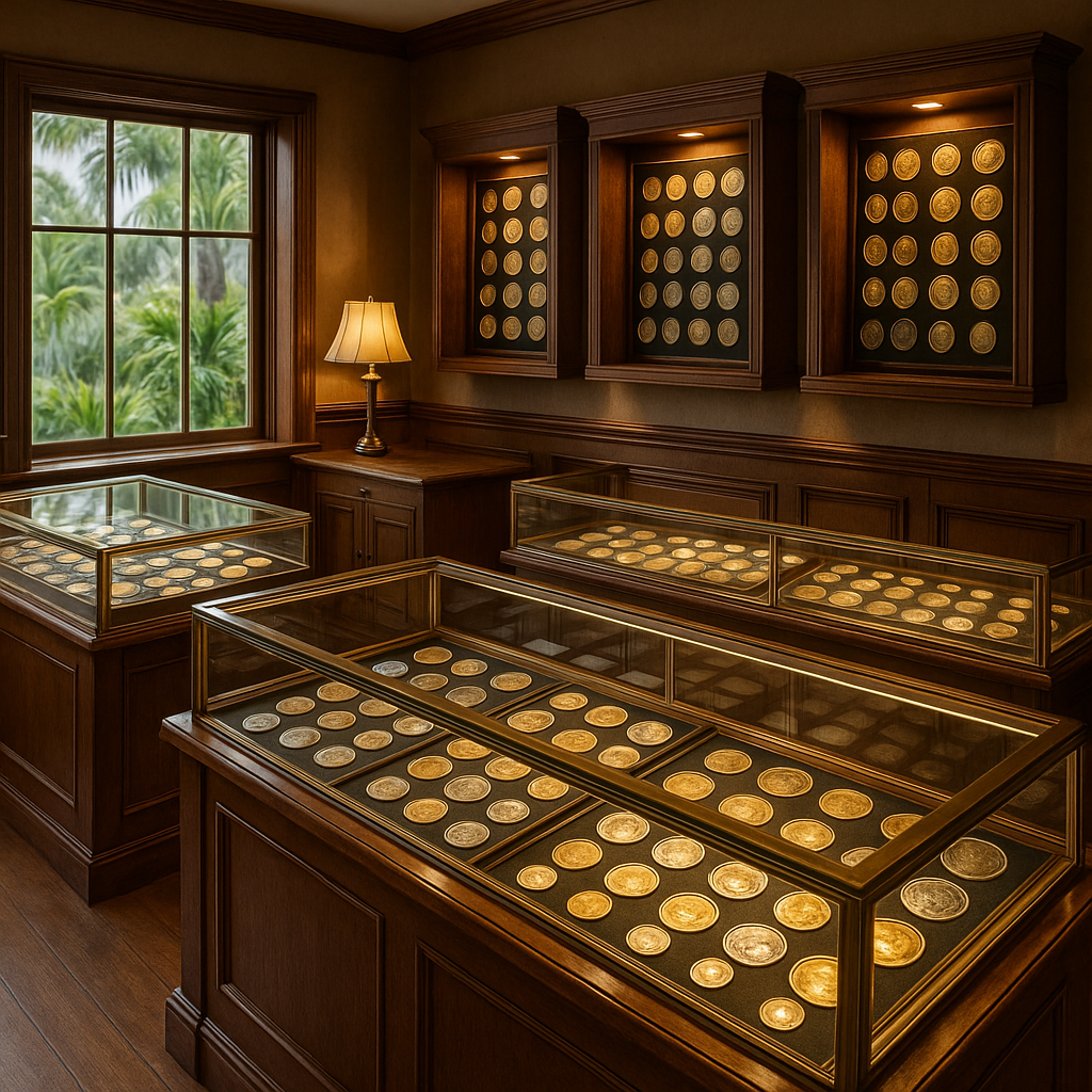 Explore Nassau County's premier coin shop with a vast collection of rare and valuable coins, perfect for collectors of all levels.