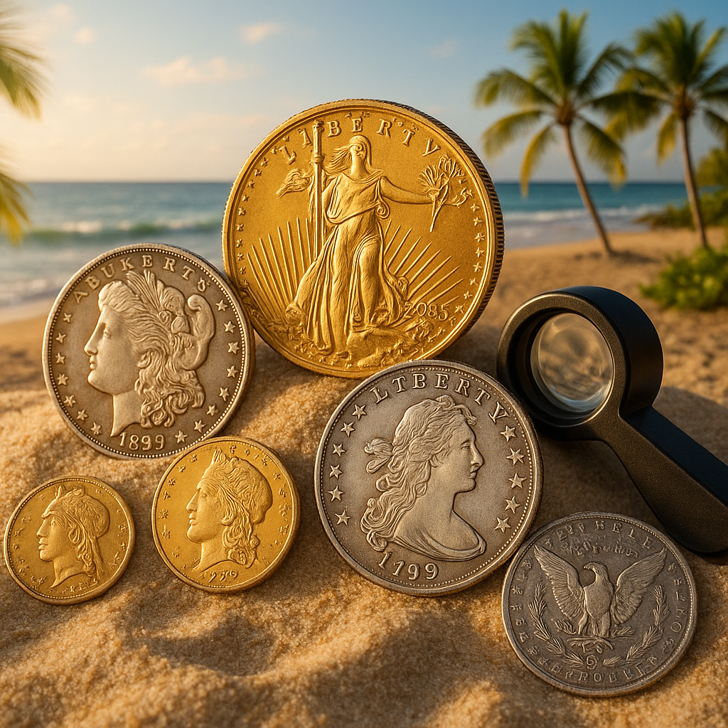 Call to action banner inviting collectors to explore a premier rare coin shop in Brevard County, Florida, showcasing exquisite coins and expert appraisal services.