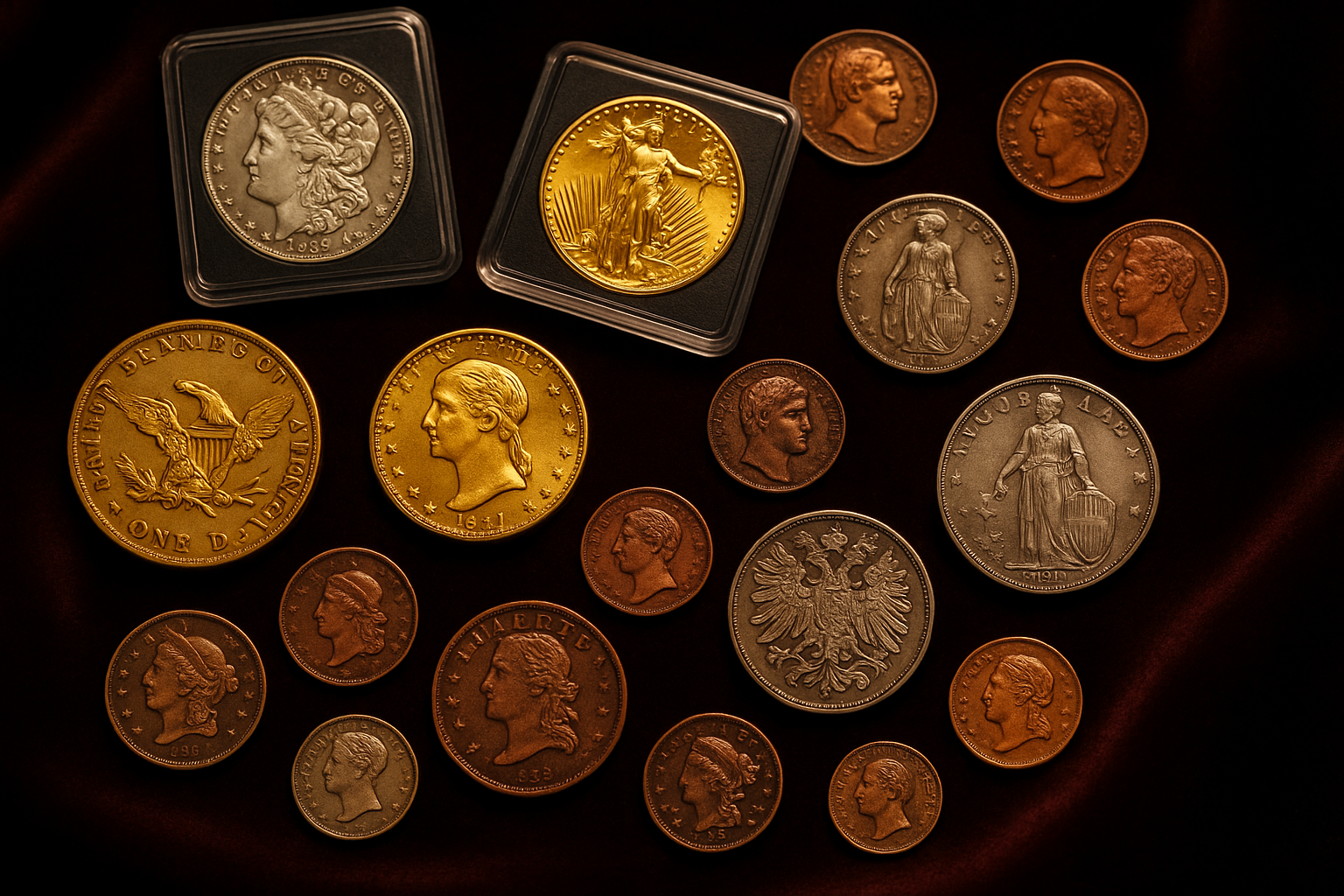 Explore our curated collection of valuable and unique coins, perfect for seasoned collectors and beginners alike at Columbia County's top rare coin shop.