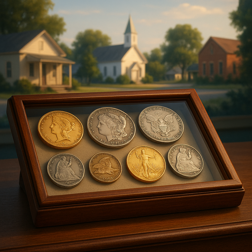 Showcase of dazzling rare coins collection at DeSoto County's premier rare coin shop.