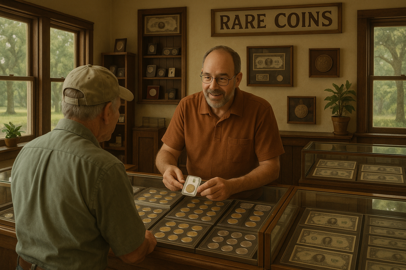 Experienced coin experts providing personalized service and fair pricing consultations at Dixie County's top coin shop.