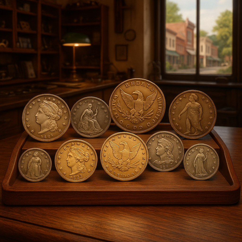 Showcase of unique and rare coins from Jackson County's trusted coin shop.