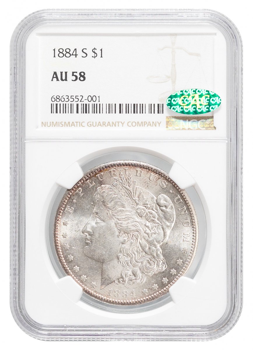 1884-S-Dollars - Morgan Dollar