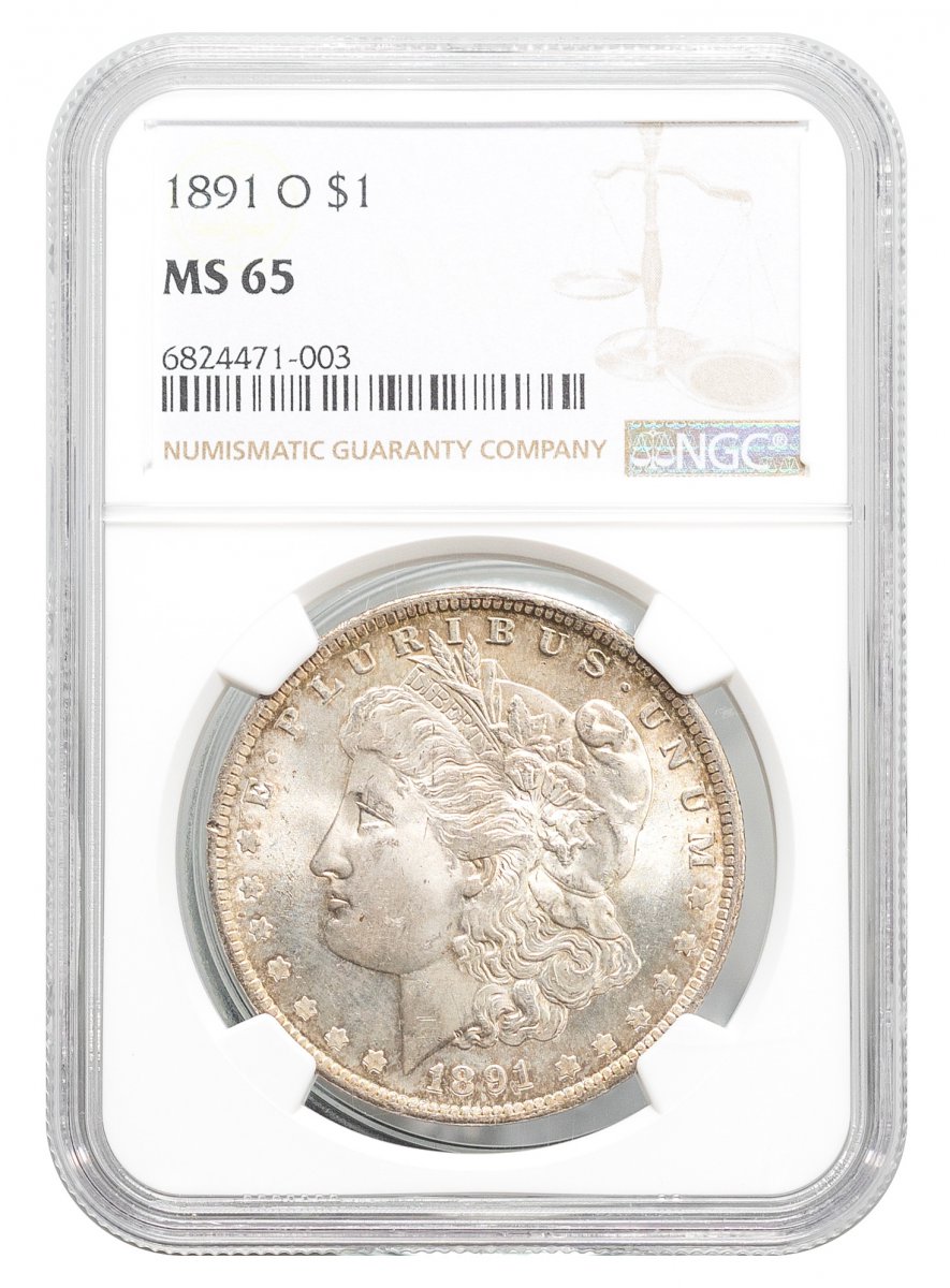 1891-O-Dollars - Morgan Dollar