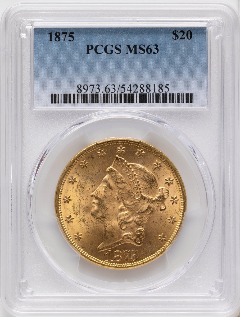 1875 Liberty Double Eagles (1875 $20)