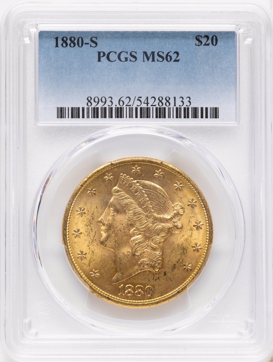 1880-S Liberty Double Eagles (1880-S $20)