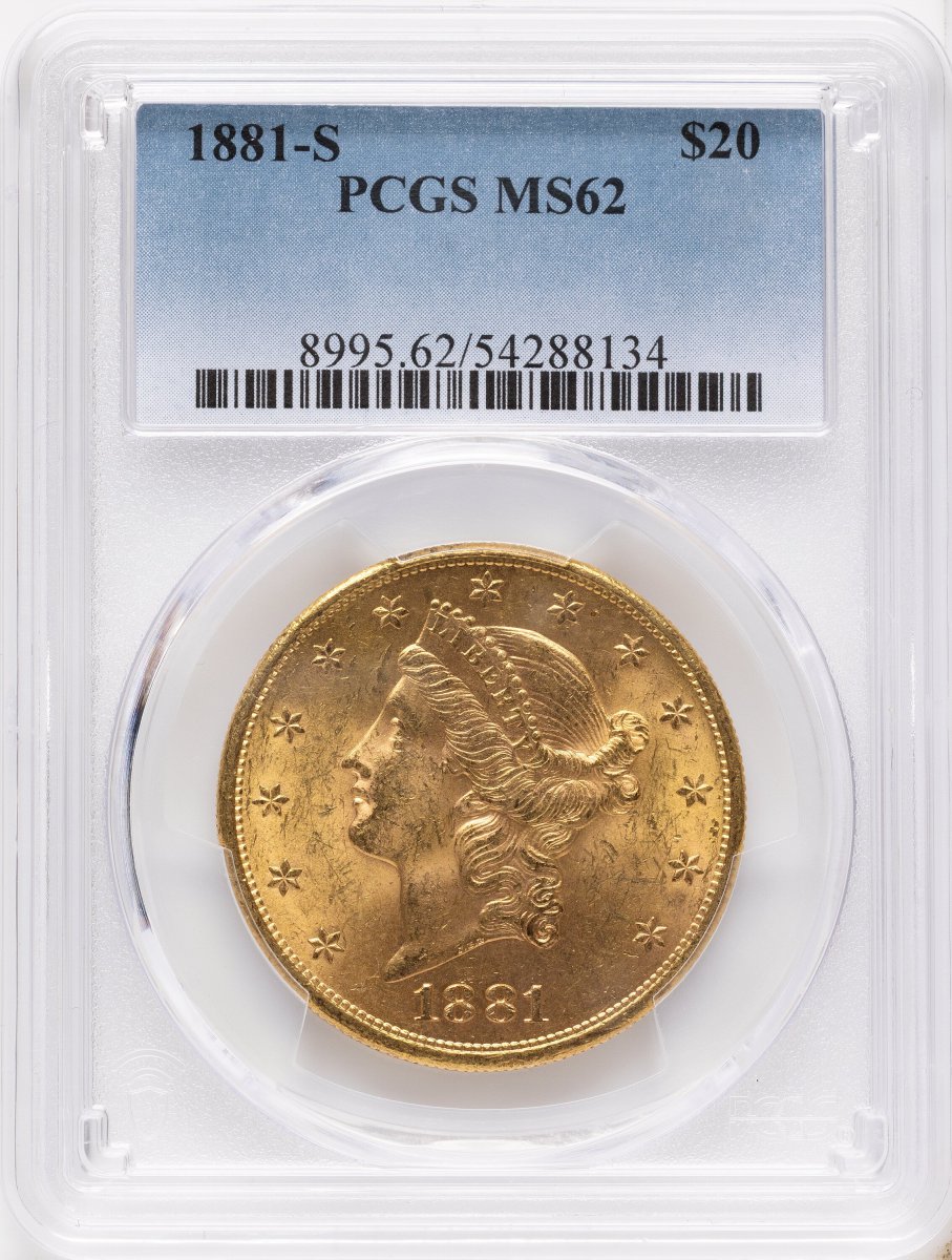 1881-S Liberty Double Eagles (1881-S $20)