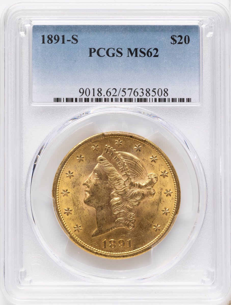 1891-S Liberty Double Eagles (1891-S $20)