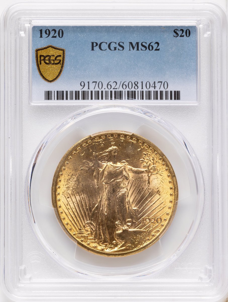1920 Saint-Gaudens Double Eagles (1920 $20 PCGS Secure)