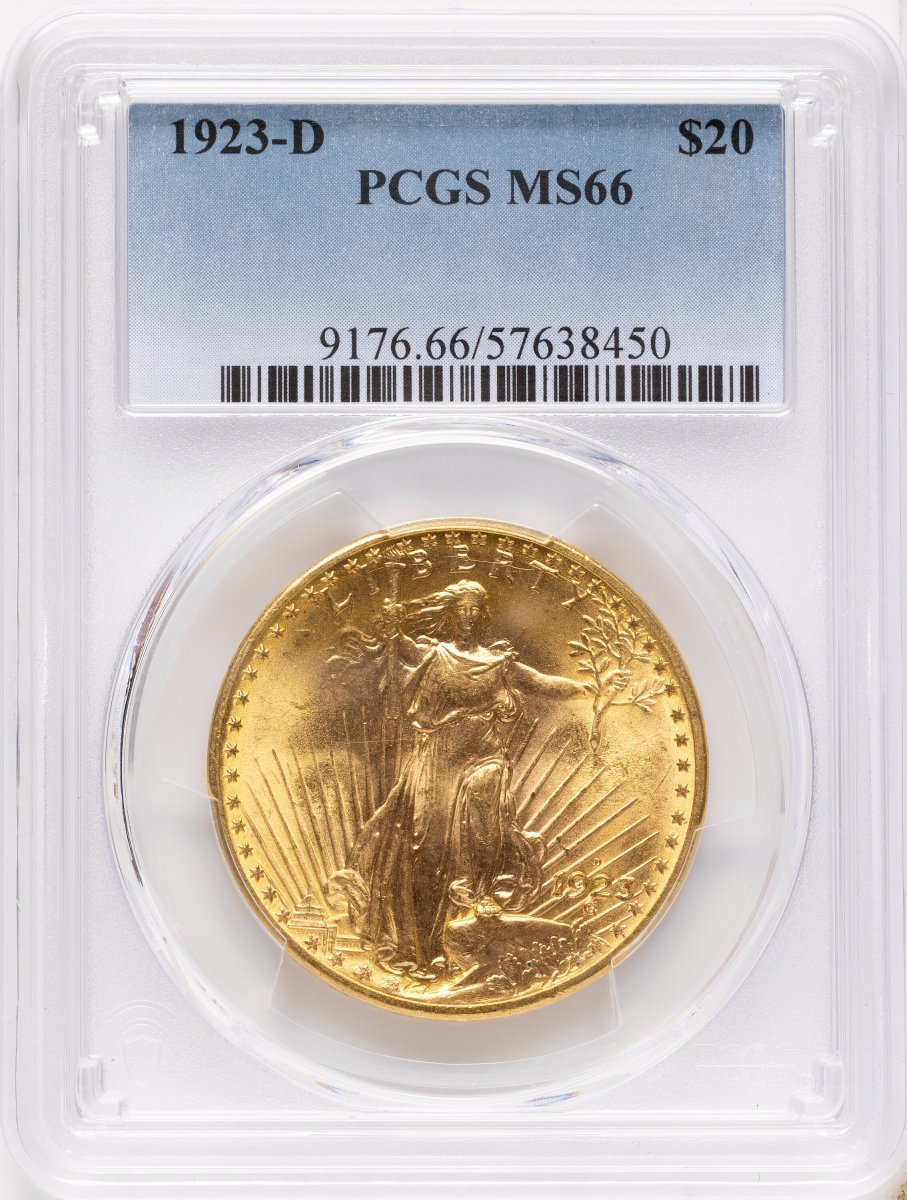 1923-D Saint-Gaudens Double Eagles (1923-D $20)