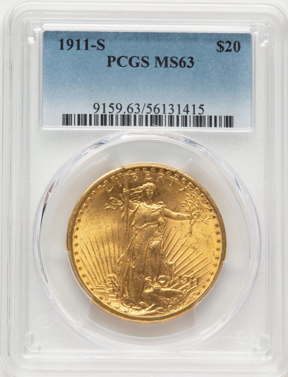1911-S Saint-Gaudens Double Eagles (1911-S $20)