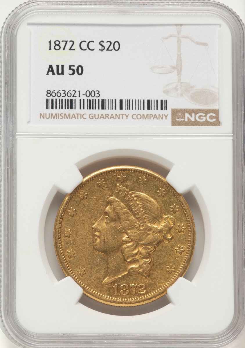 1872-CC Liberty Double Eagles (1872-CC $20)